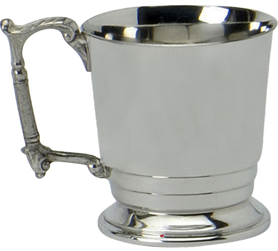 Christening Gift Children's Tankard Pewter Cup Royal Celtic Handle
