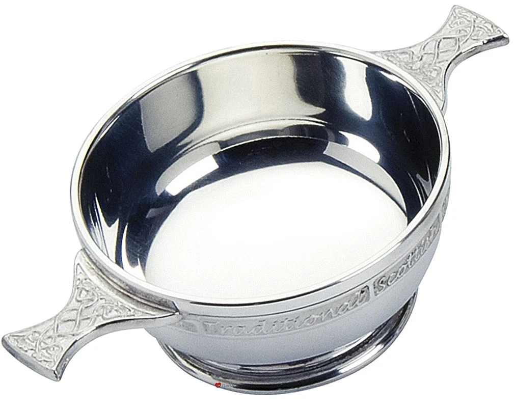Scottish Quaich Celtic Handles Wiring 4" Cup of Friendship Ideal Wedding Gift Ideal Gift