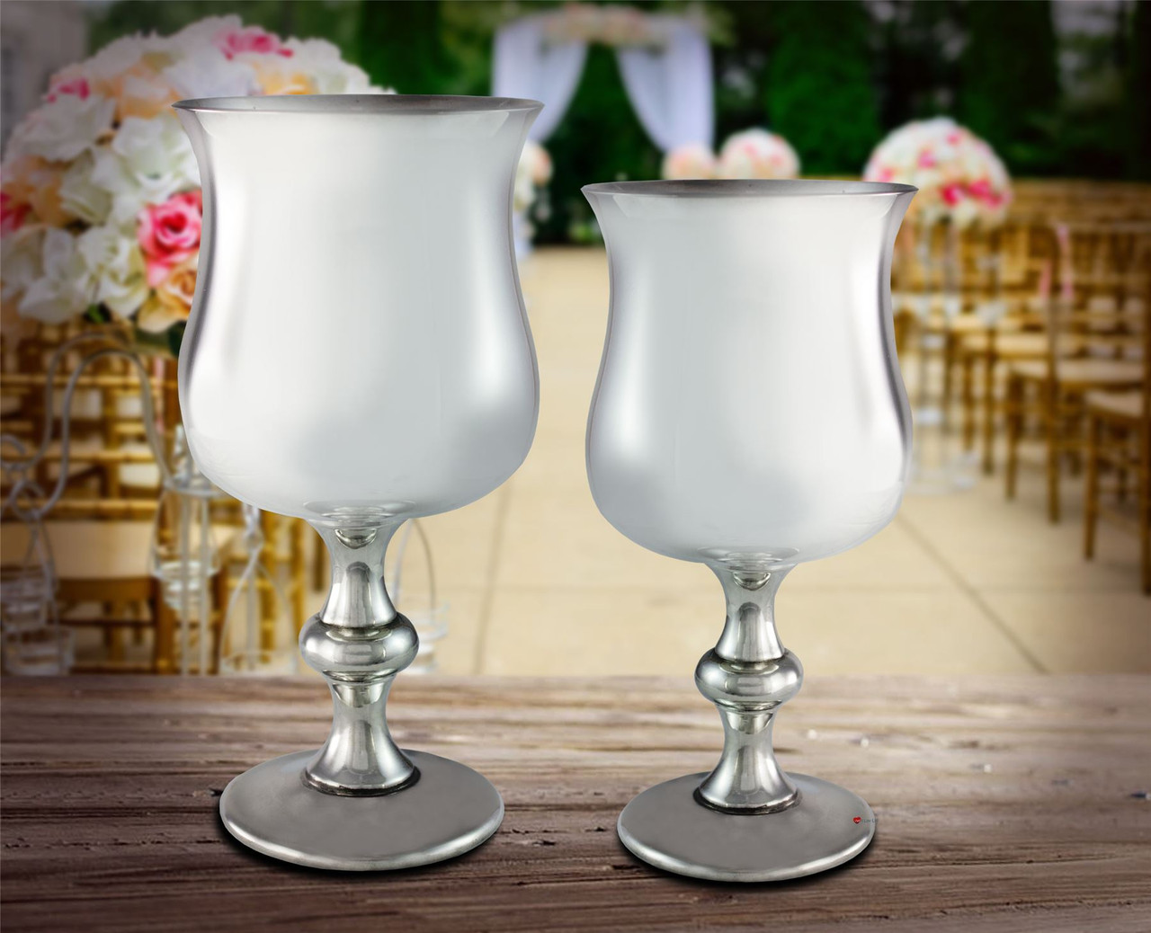 Stemmed Goblet Pewter Tulip Georgian Shape Medieval Wine Glass 5" Ideal Gift