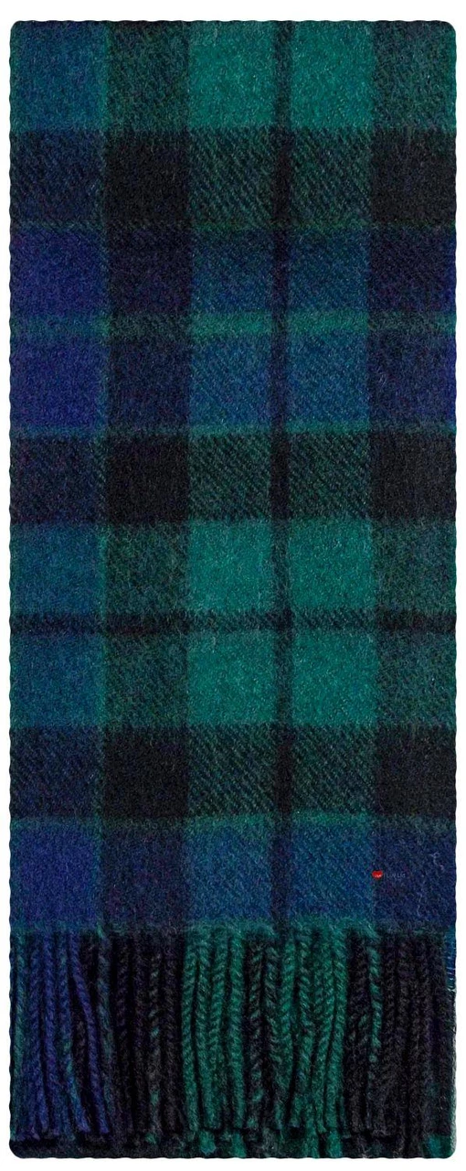 MacKay Modern Tartan Plaid 100% Lambswool Clan Scarf Made in Scotland