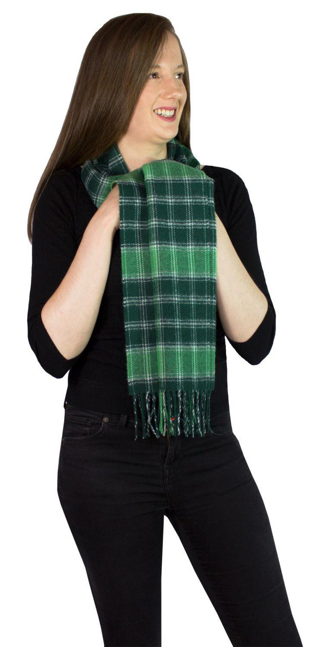 MacDonald Lord of the Isles Ancient Tartan Plaid 100% Lambswool Clan Scarf