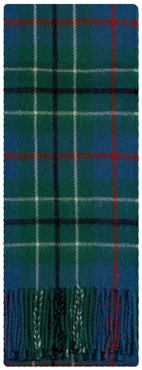 Duncan Ancient Tartan Plaid 100% Lambswool Clan Scarf Made in Scotland