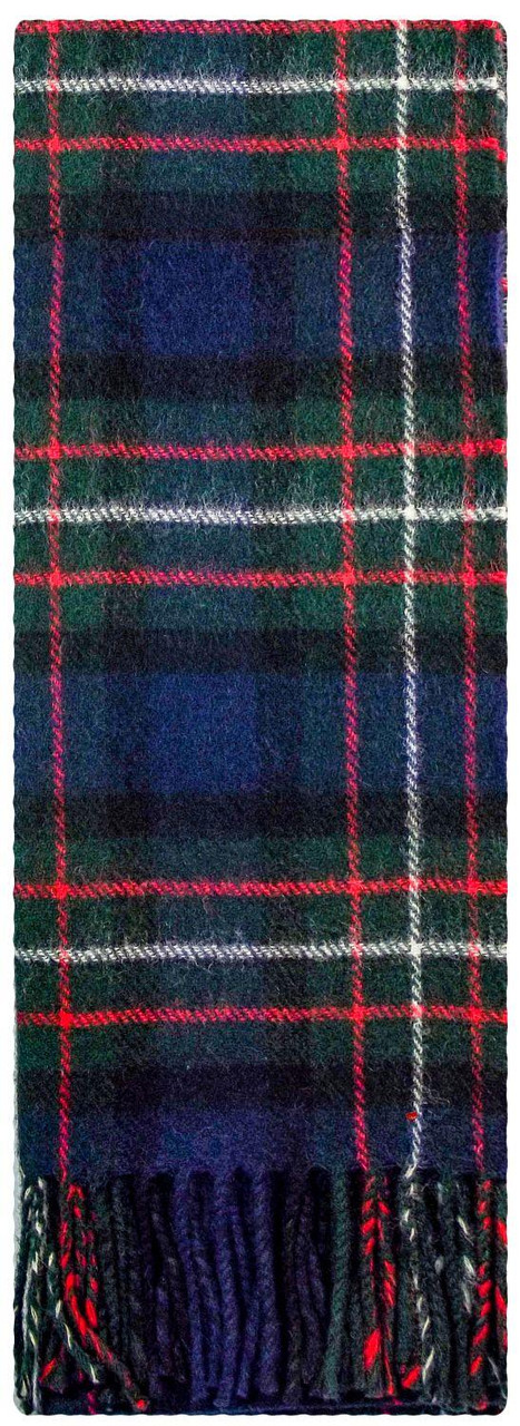 Ferguson Modern Tartan Plaid 100% Lambswool Clan Scarf Made in Scotland