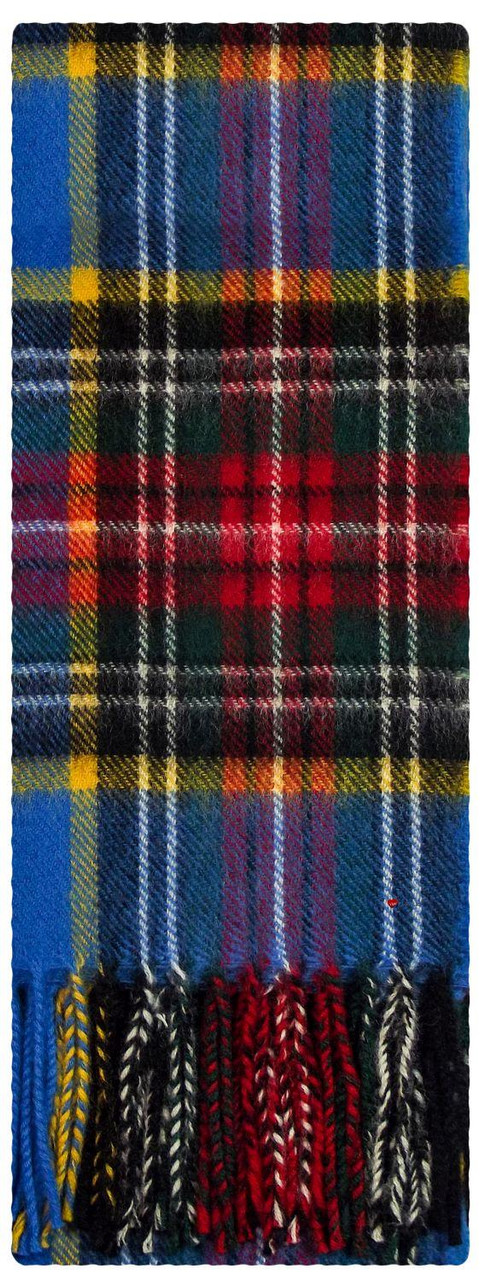 MacBeth Modern Tartan Plaid 100% Lambswool Clan Scarf Made in Scotland