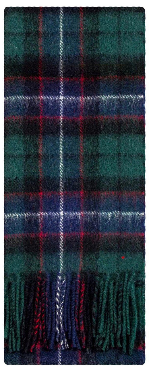 Galbraith Modern Tartan Plaid 100% Lambswool Clan Scarf Made in Scotland