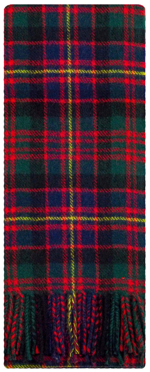 Cameron of Erracht Modern Tartan Plaid 100% Lambswool Scarf Made in Scotland
