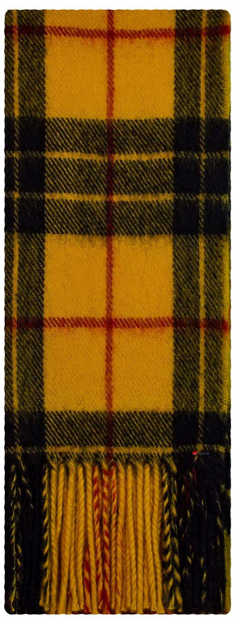 MacLeod of Lewis Modern Tartan Plaid 100% Lambswool Clan Scarf Made in Scotland