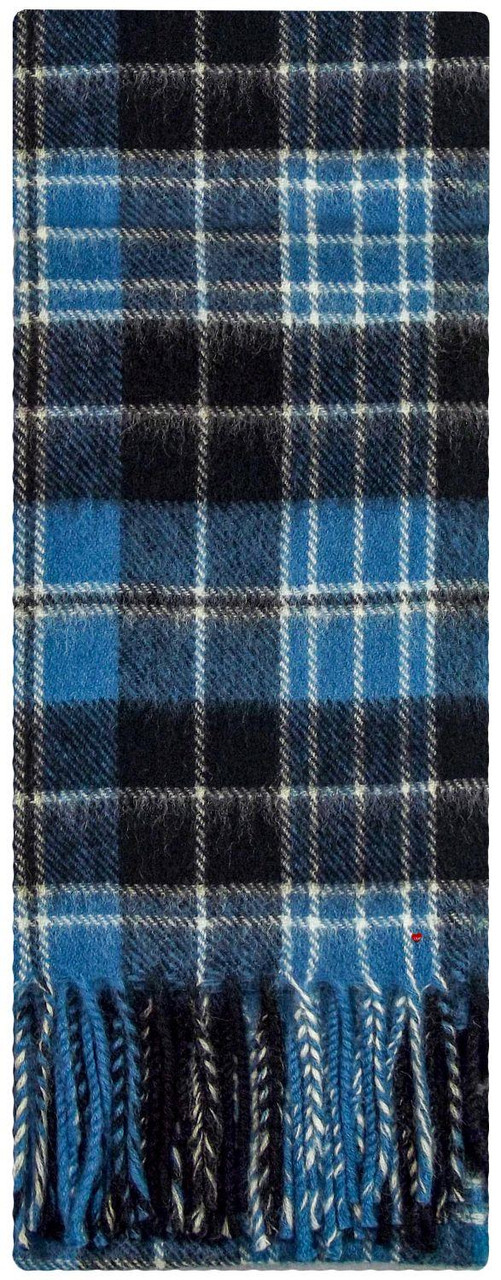 Clark Ancient Tartan Plaid 100% Lambswool Clan Scarf Made in Scotland