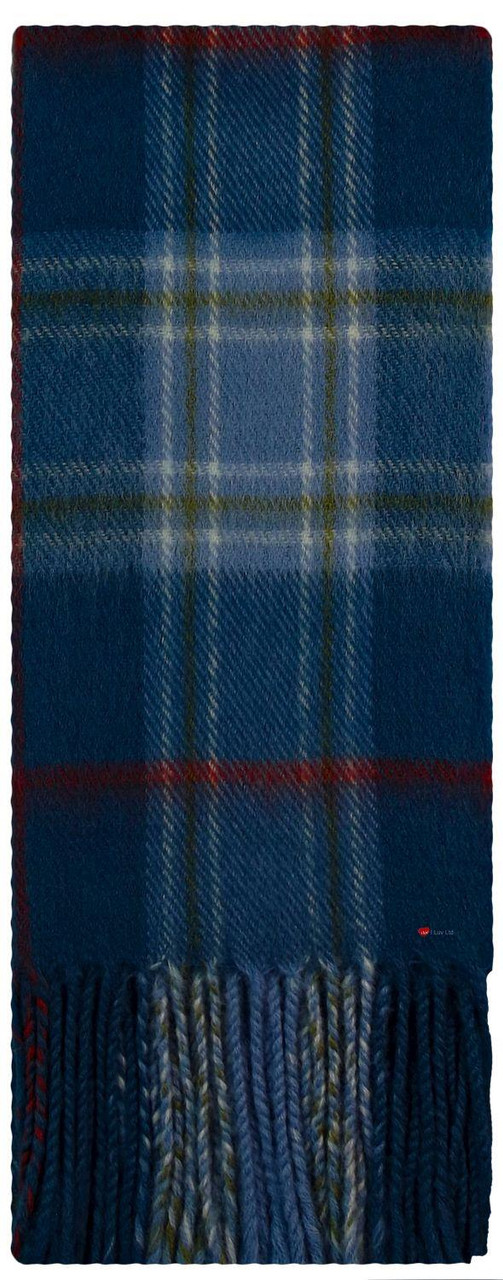Musselburgh Tartan Plaid 100% Lambswool Clan Scarf Made in Scotland