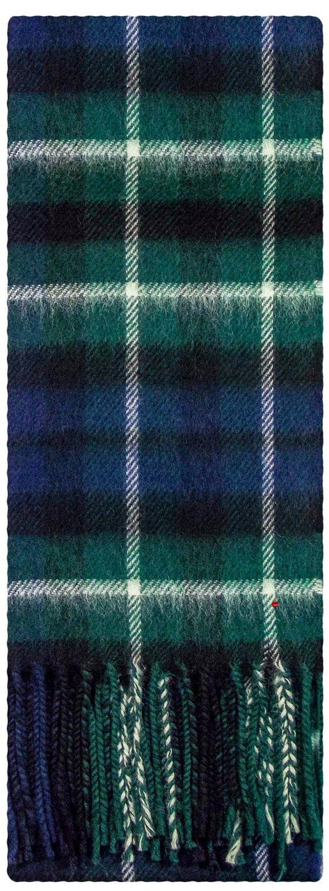 Graham of Montrose Modern Tartan Plaid 100% Lambswool Scarf Made in Scotland