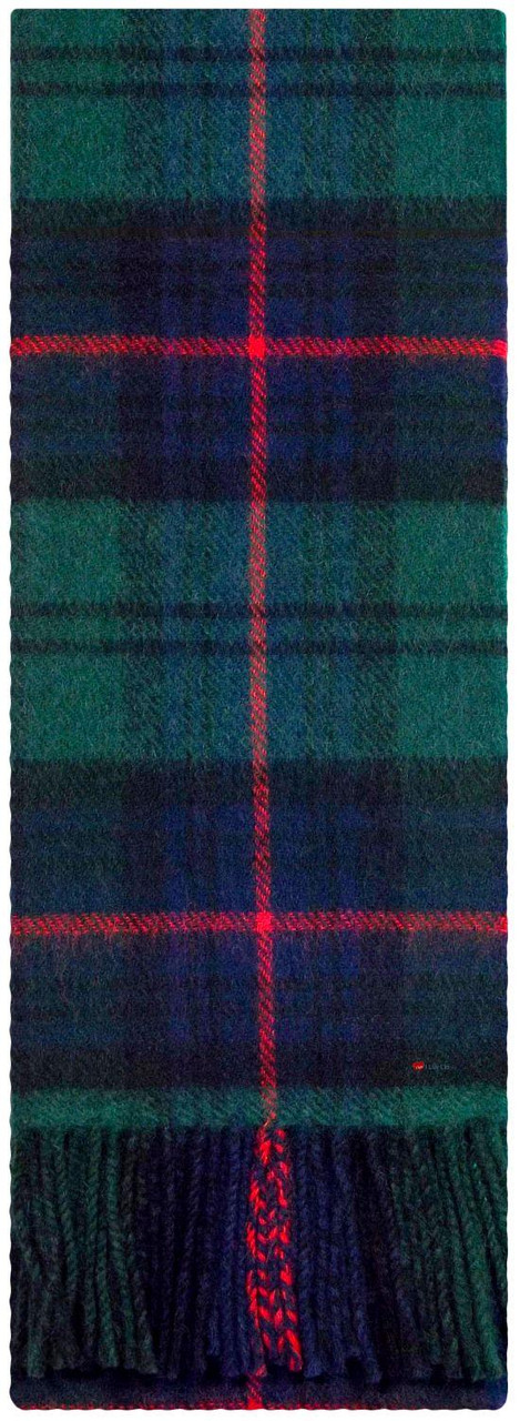 Armstrong Modern Tartan Plaid 100% Lambswool Clan Scarf Made in Scotland