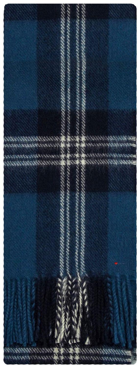 Earl of St Andrews Modern Tartan Plaid 100% Lambswool Clan Scarf Made in Scotland