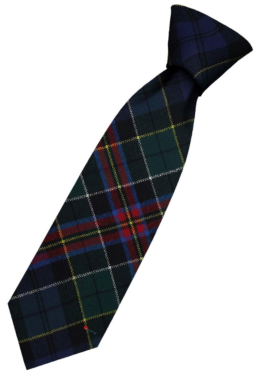 Mens All Wool Tie Woven Scotland - Allison Modern Tartan