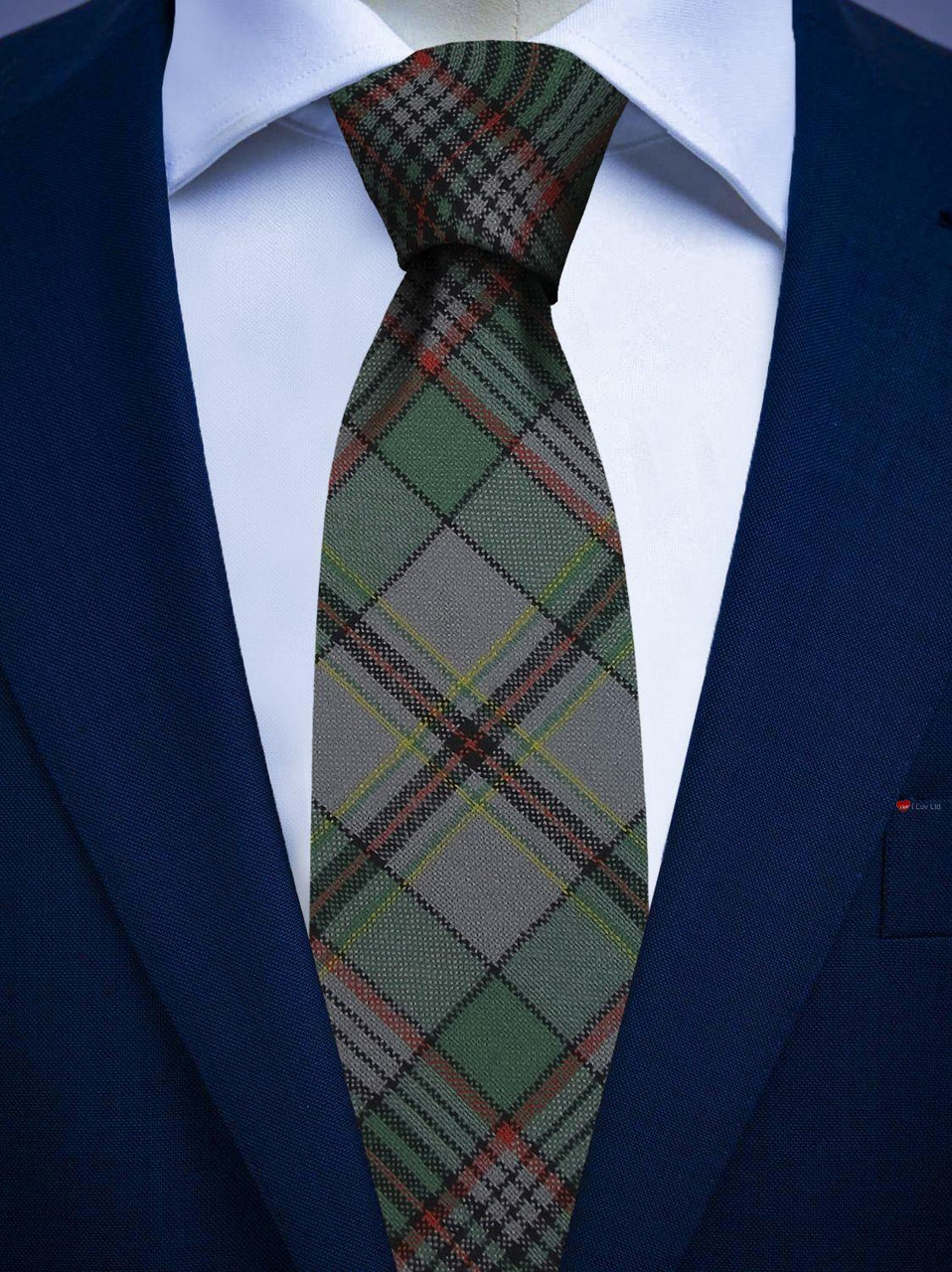 Mens All Wool Tie Woven Scotland - Craig Ancient Tartan