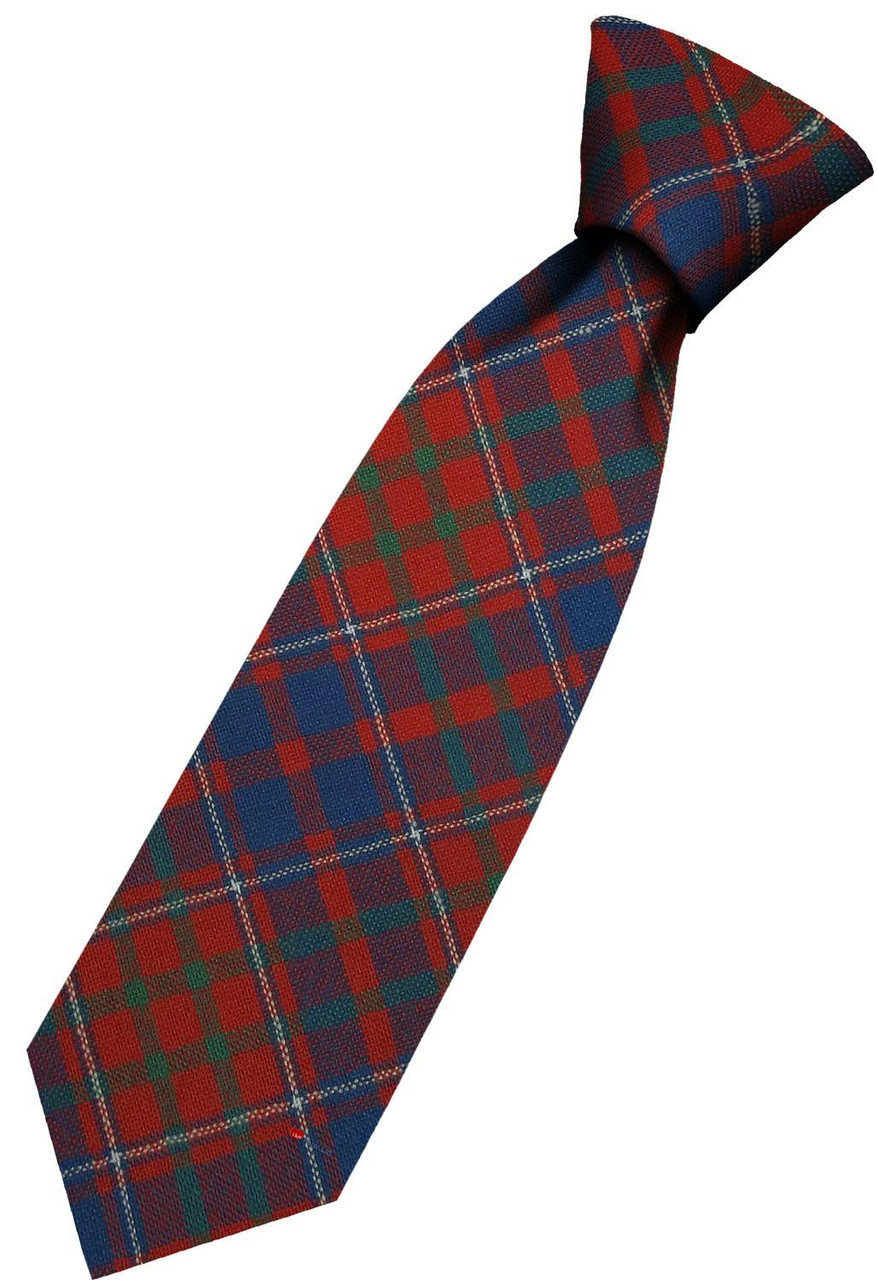 Mens All Wool Tie Woven Scotland - Cameron of Lochiel Ancient Tartan