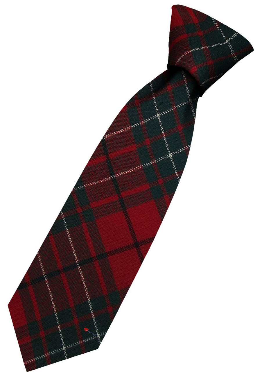 Mens All Wool Tie Woven Scotland - Cumming Modern Tartan