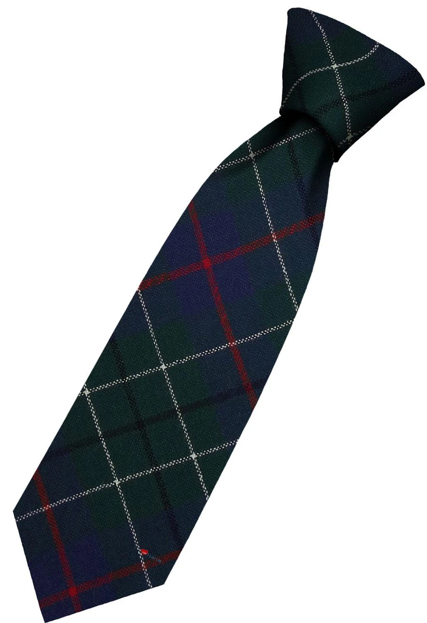 Mens All Wool Tie Woven Scotland - Duncan Modern Tartan