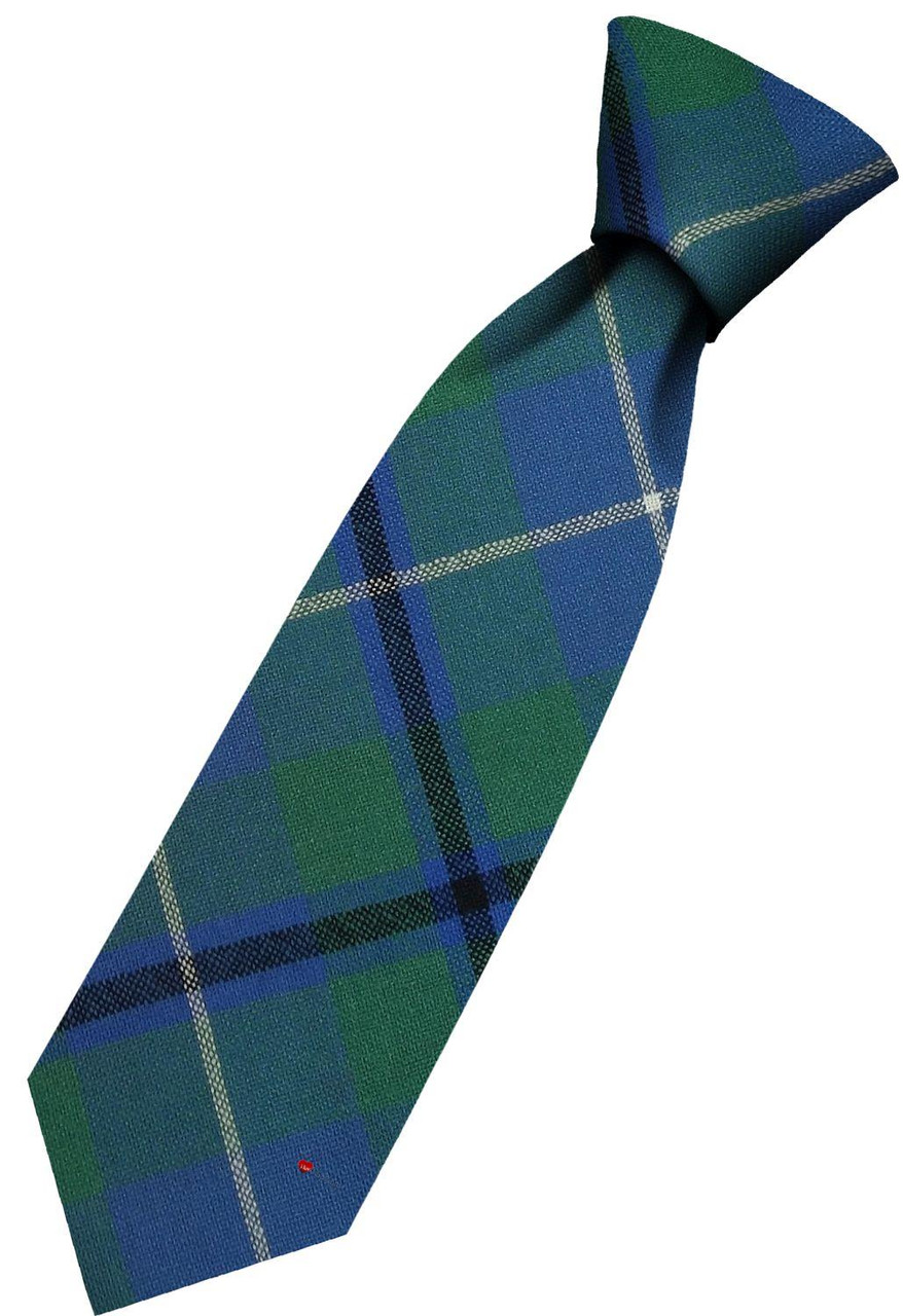 Mens All Wool Tie Woven Scotland - Douglas Ancient Tartan