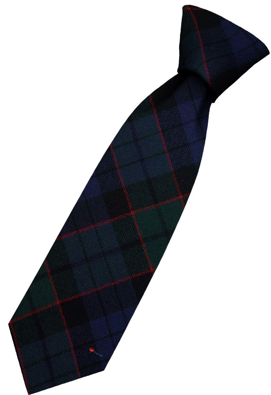 Mens All Wool Tie Woven Scotland - Fletcher Modern Tartan