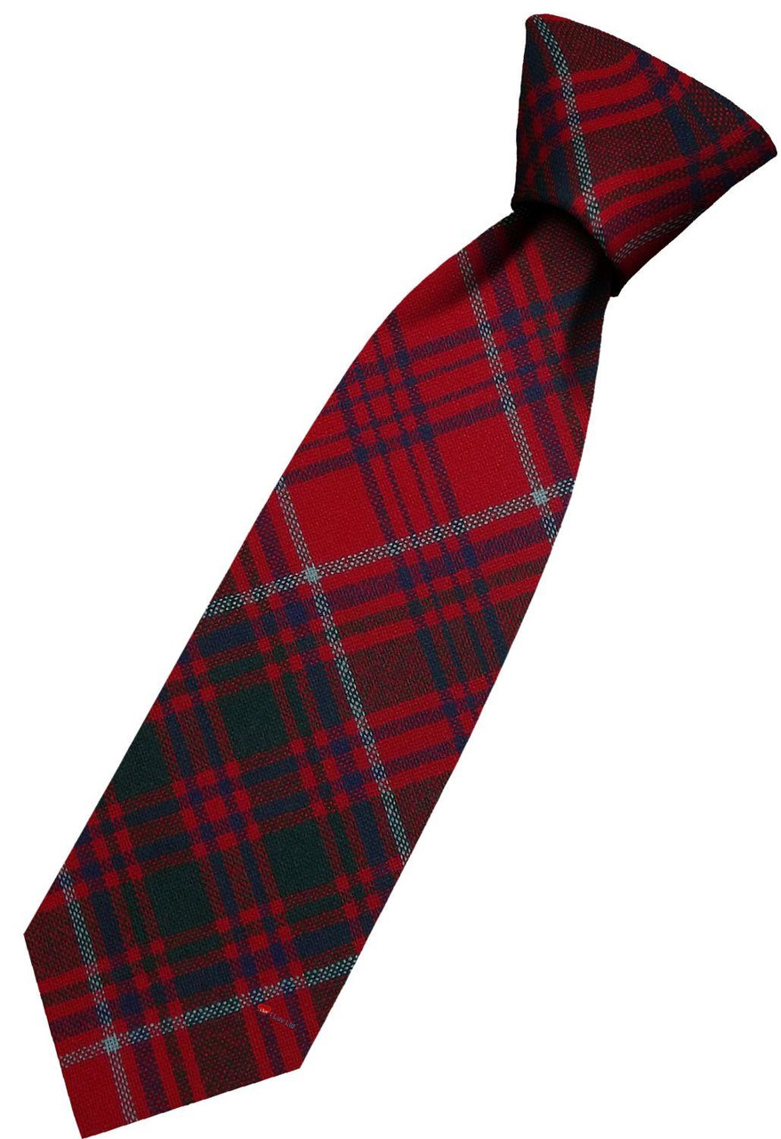 Mens All Wool Tie Woven Scotland - Grant Modern Tartan