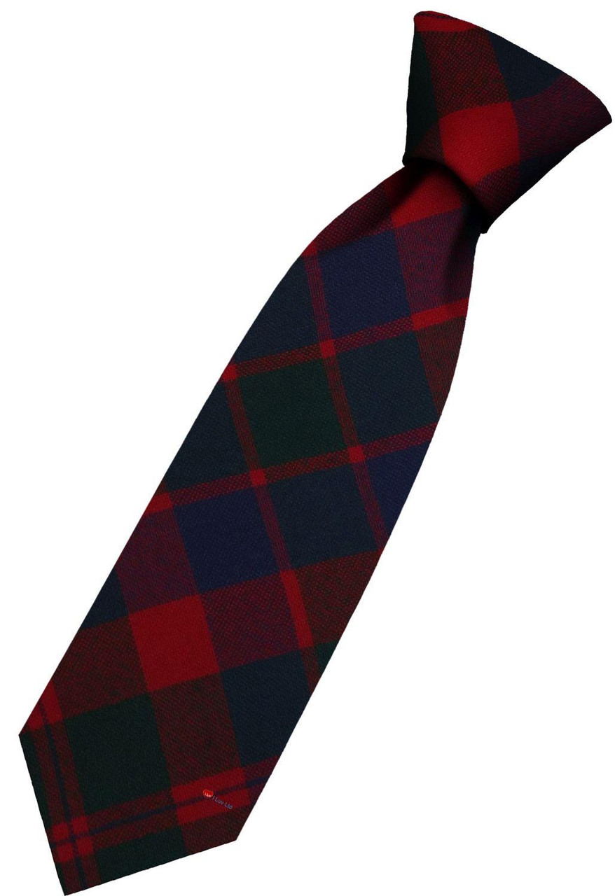 Mens All Wool Tie Woven Scotland - Glasgow City Tartan