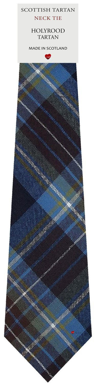 Mens All Wool Tie Woven Scotland - Holyrood Tartan