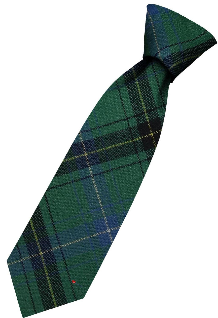 Mens All Wool Tie Woven Scotland - Henderson Ancient Tartan