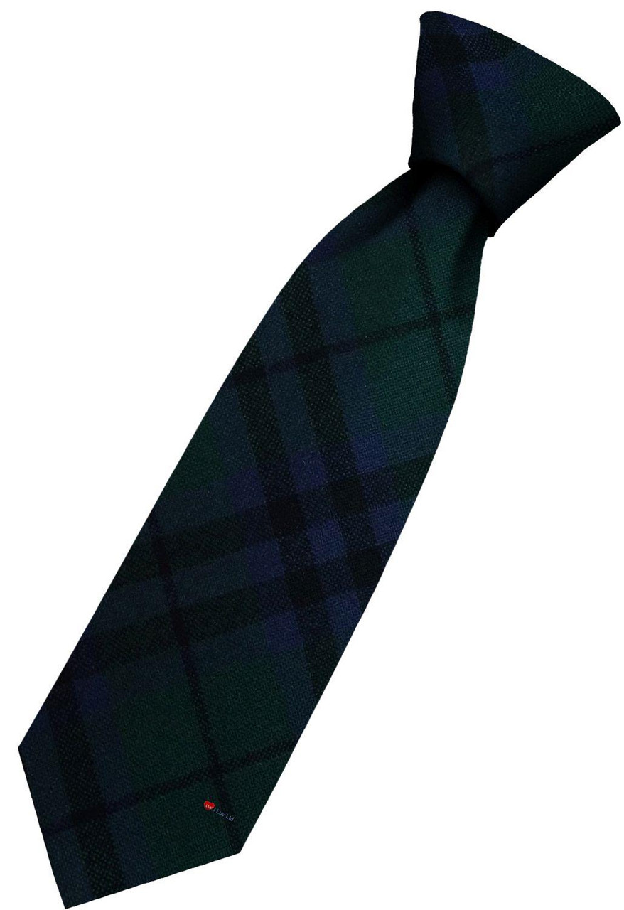 Mens All Wool Tie Woven Scotland - Keith Modern Tartan