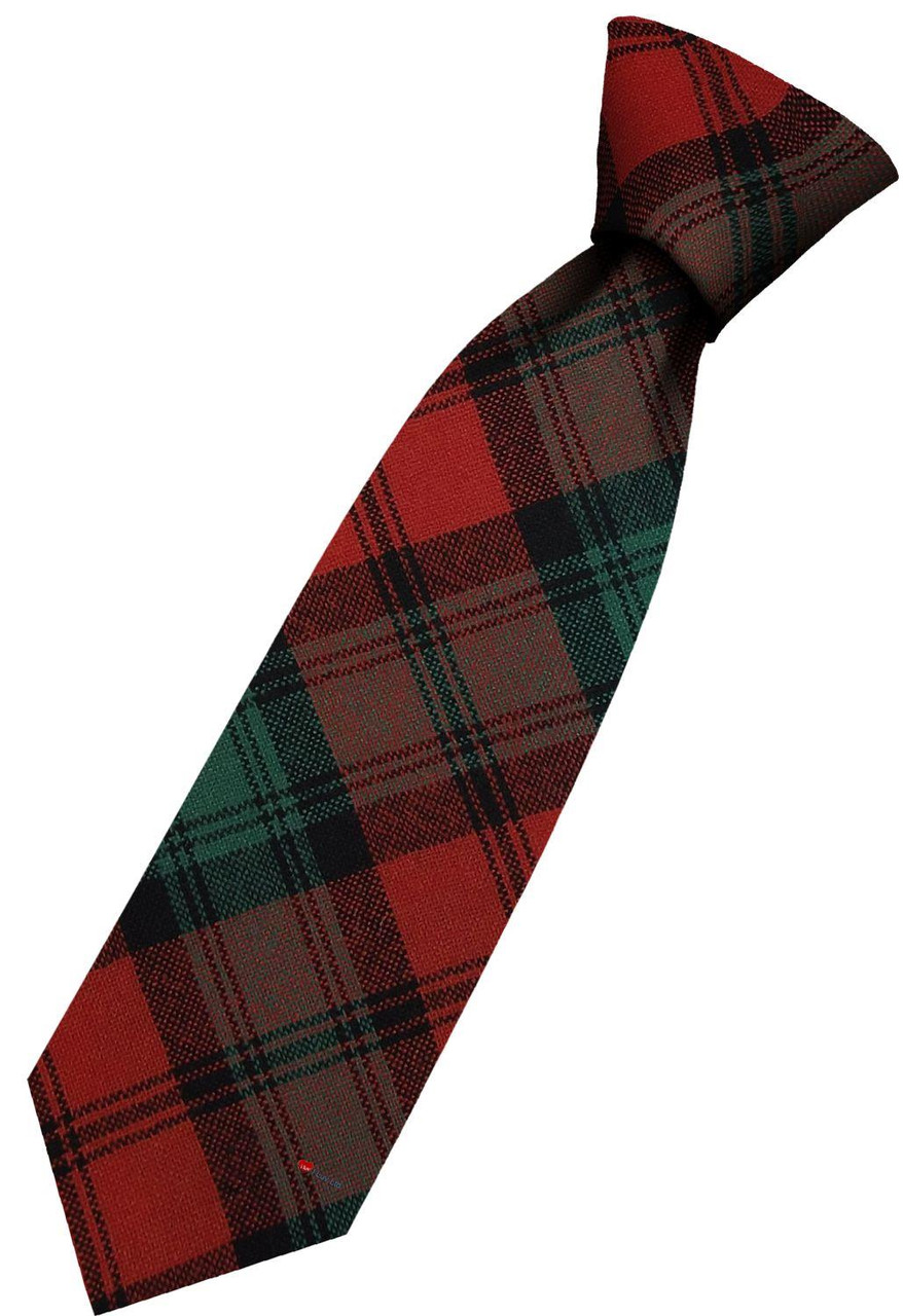 Mens All Wool Tie Woven Scotland - Kerr Ancient Tartan