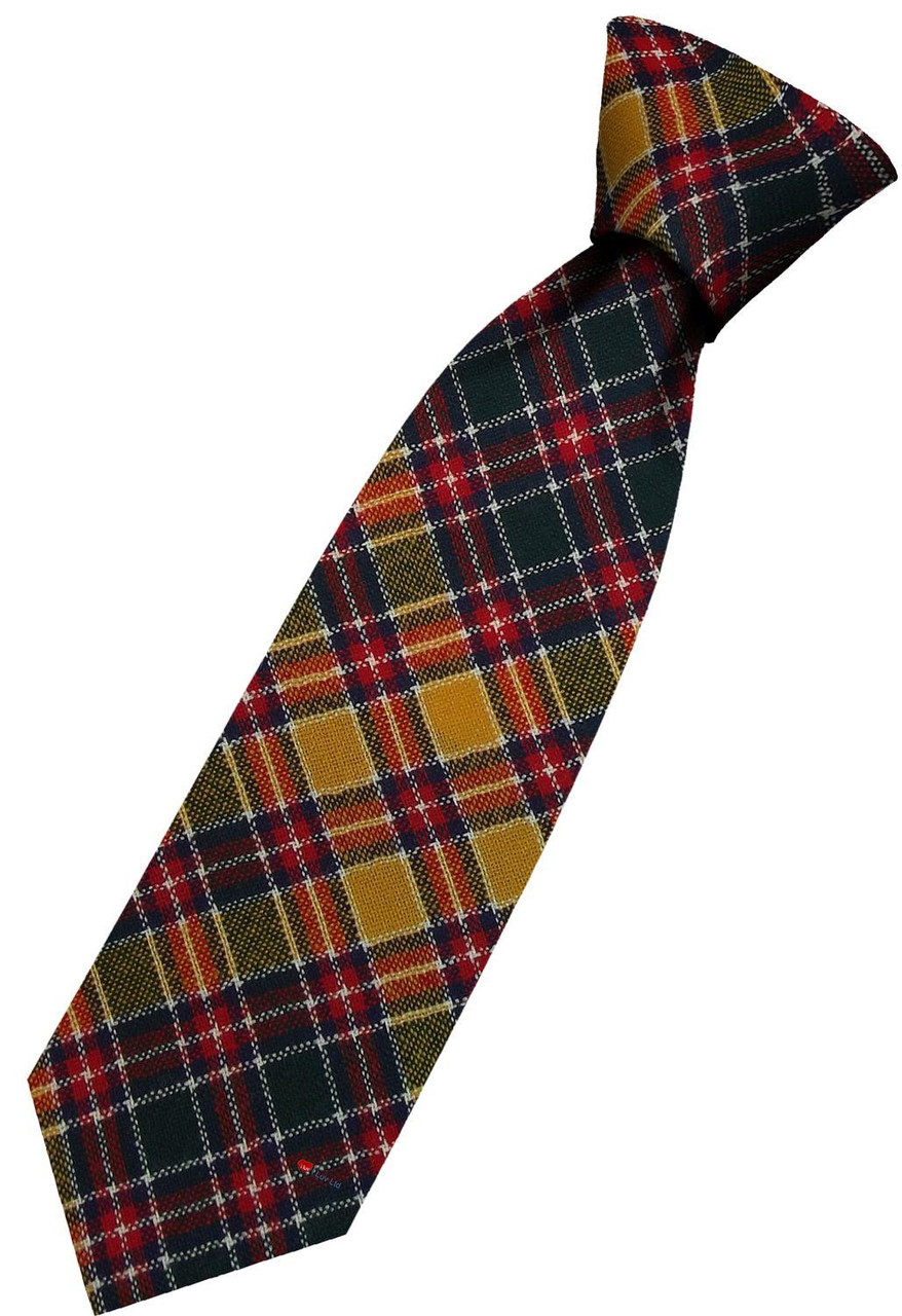 Mens All Wool Tie Woven Scotland - Jacobite Modern Tartan