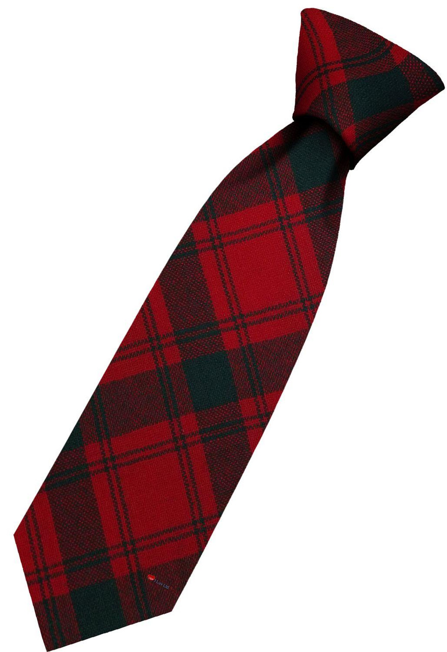 Mens All Wool Tie Woven Scotland - MacQuarrie Modern Tartan