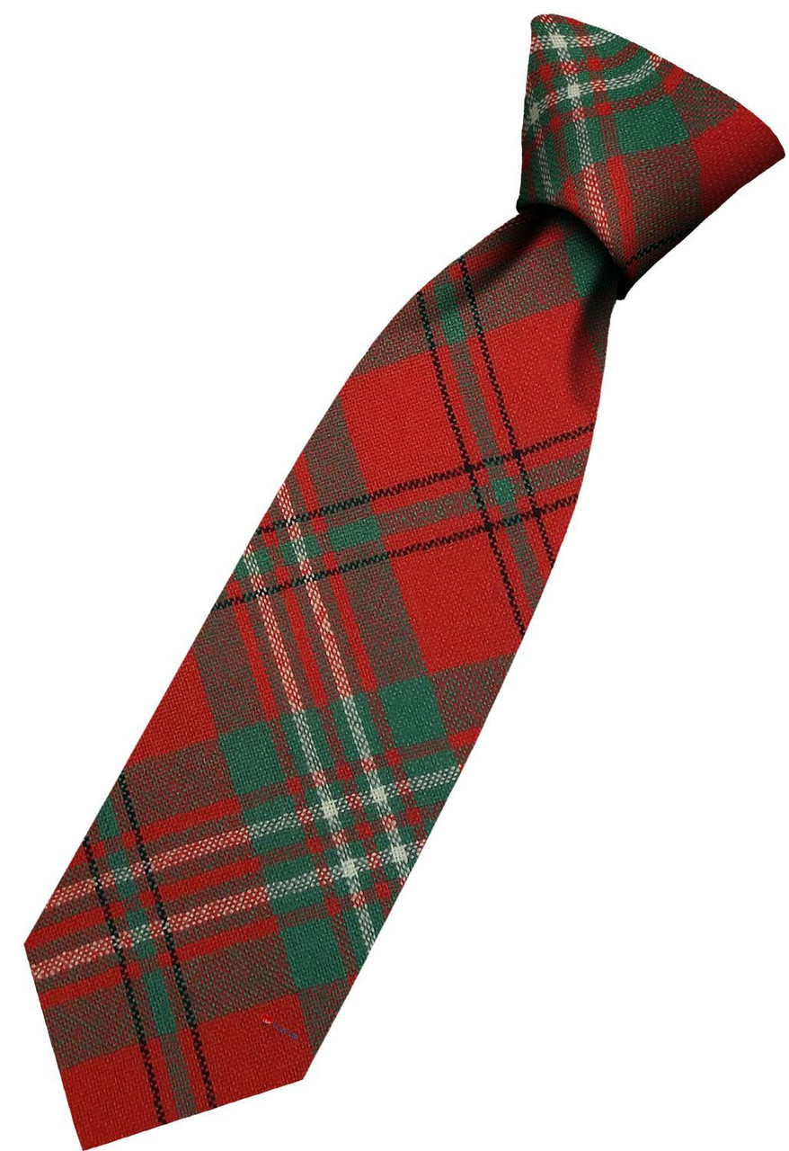 Mens All Wool Tie Woven Scotland - Scott Ancient Tartan