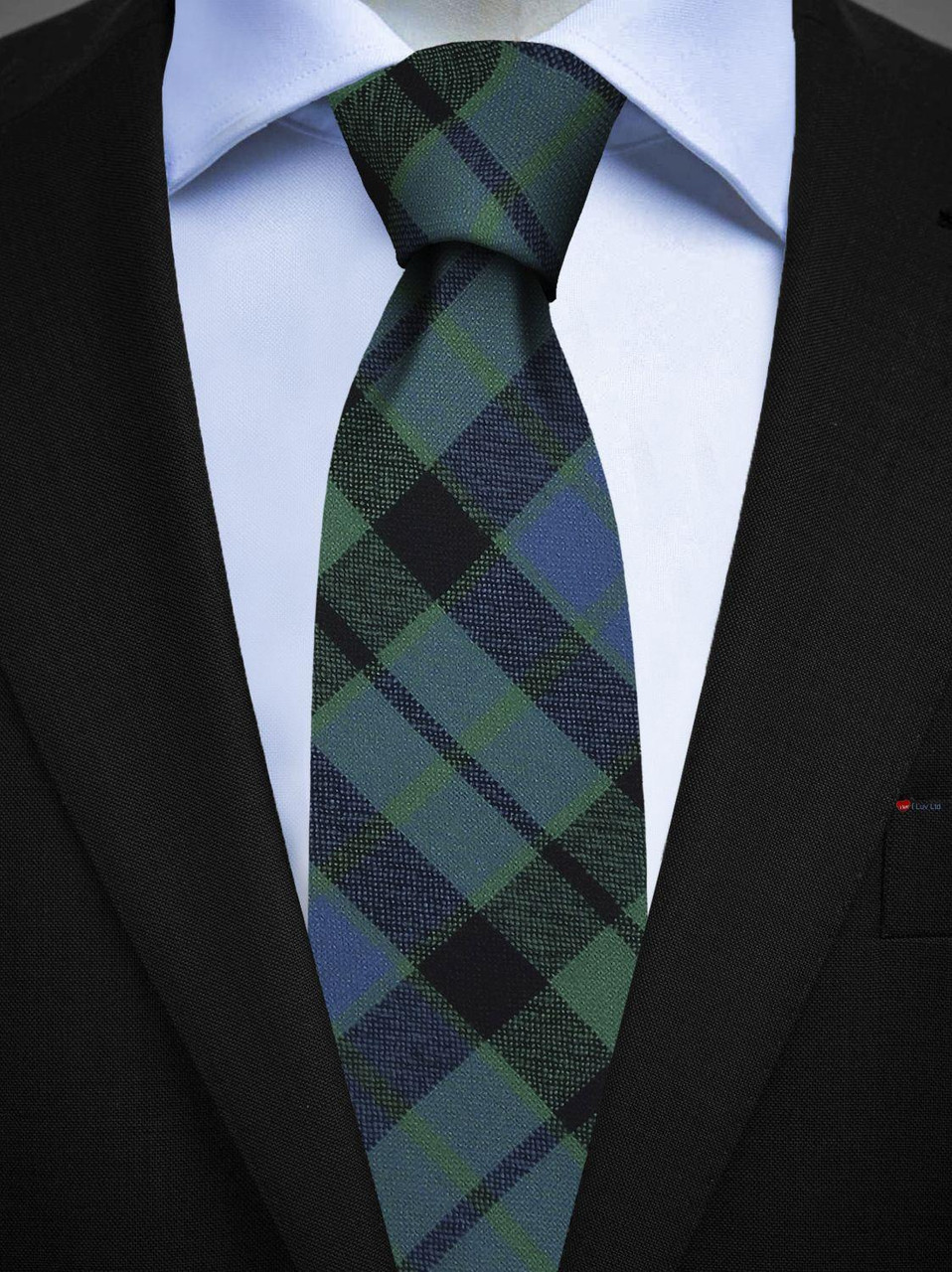 Mens All Wool Tie Woven Scotland - MacKay Ancient Tartan