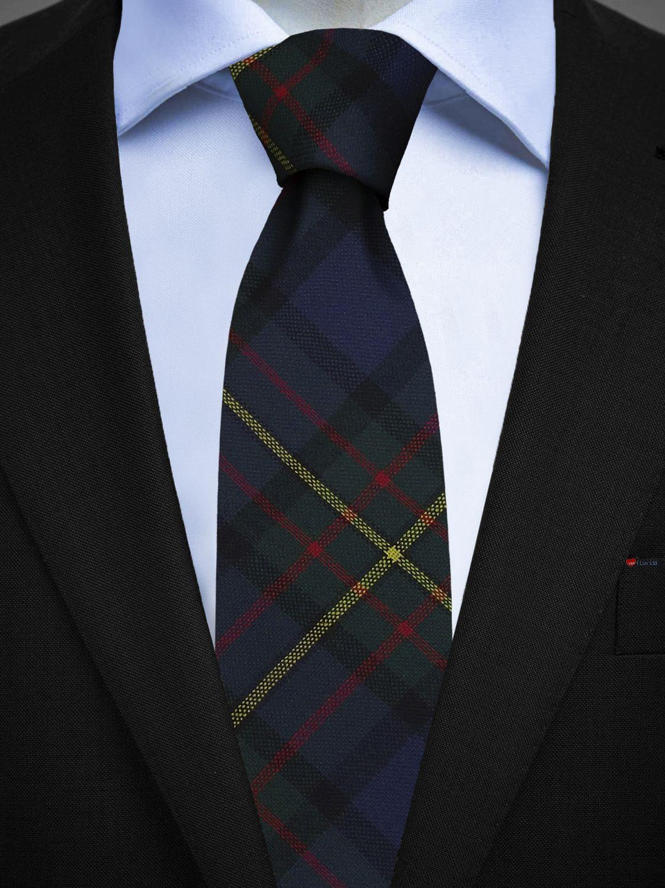 Mens All Wool Tie Woven Scotland - MacLaren Modern Tartan