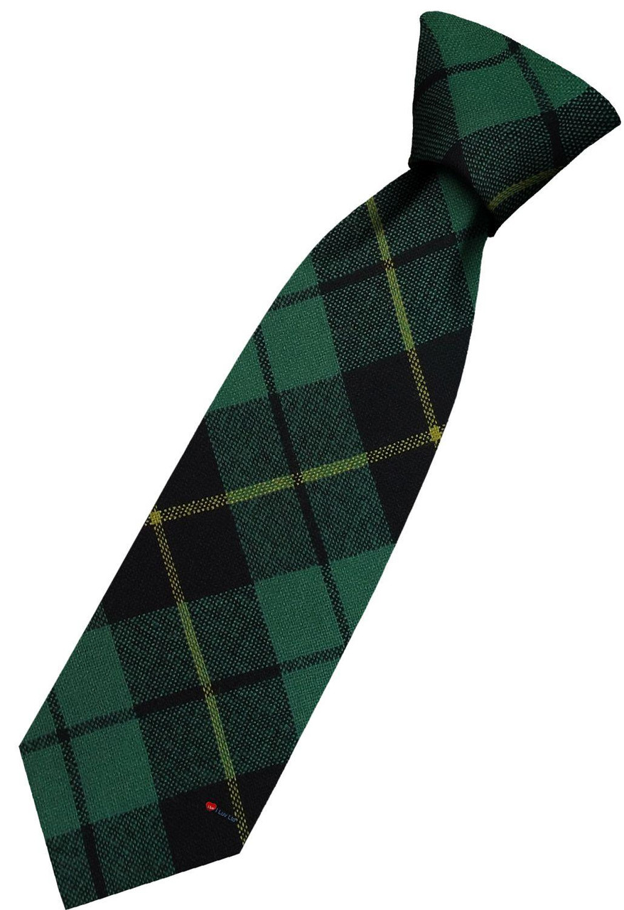 Mens All Wool Tie Woven Scotland - Wallace Hunting Ancient Tartan