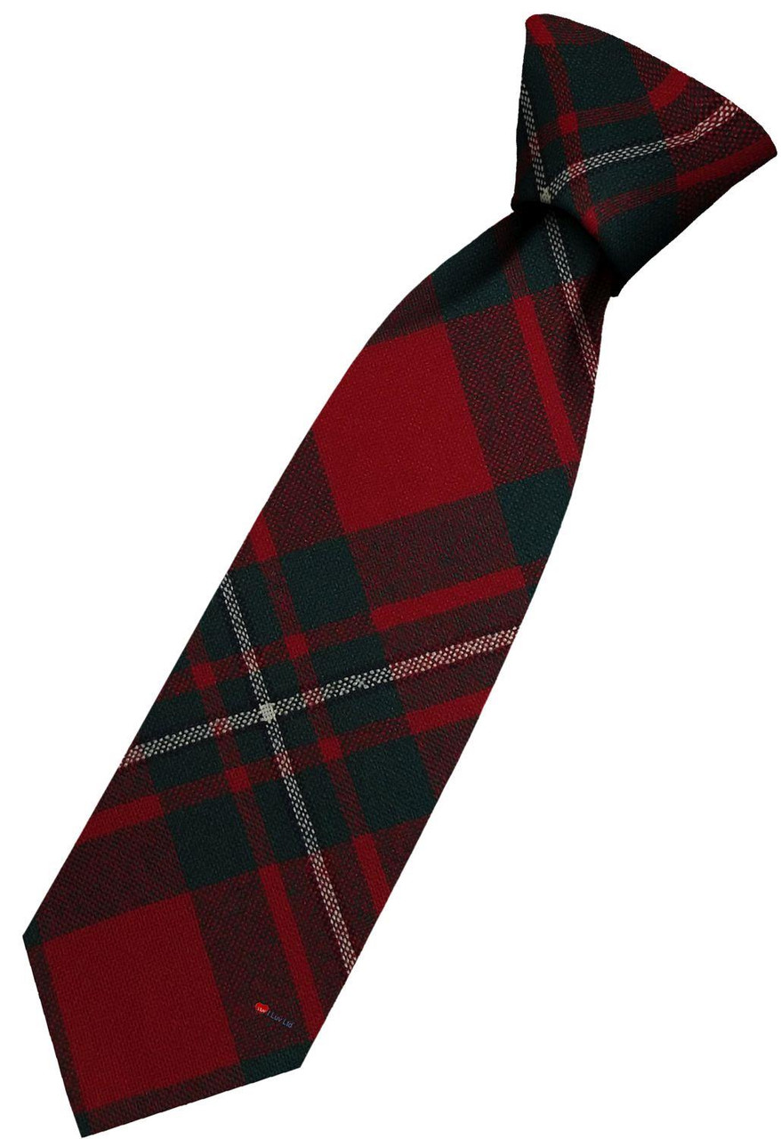 Mens All Wool Tie Woven Scotland - MacGregor Modern Tartan