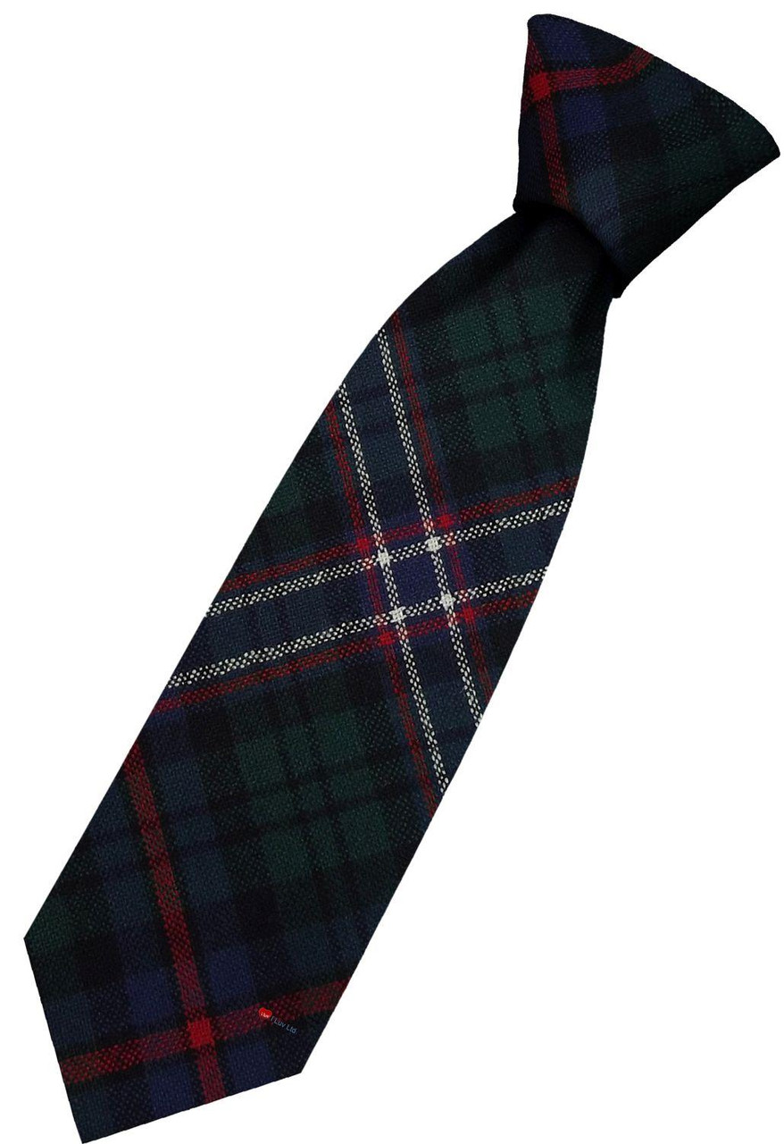 Mens All Wool Tie Woven Scotland - Scottish National Tartan