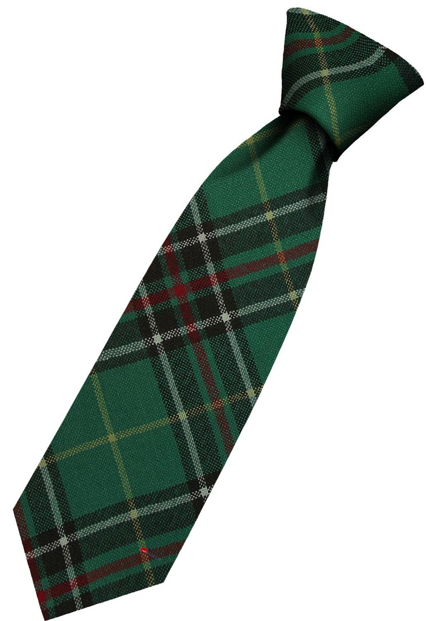 Mens All Wool Tie Woven Scotland - Newfoundland Canadian Tartan