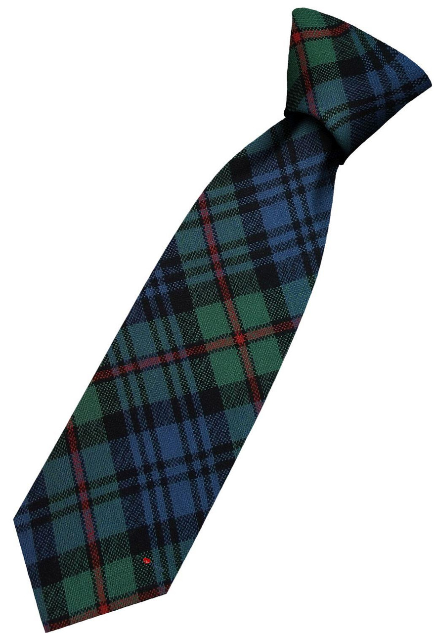 Mens All Wool Tie Woven Scotland - MacKinlay Ancient Tartan