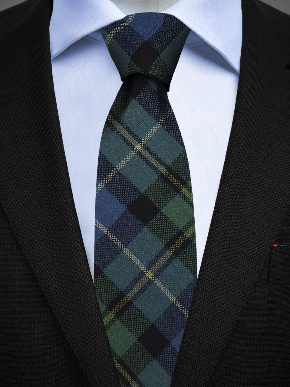 Mens All Wool Tie Woven Scotland - MacNeil of Barra Ancient Tartan