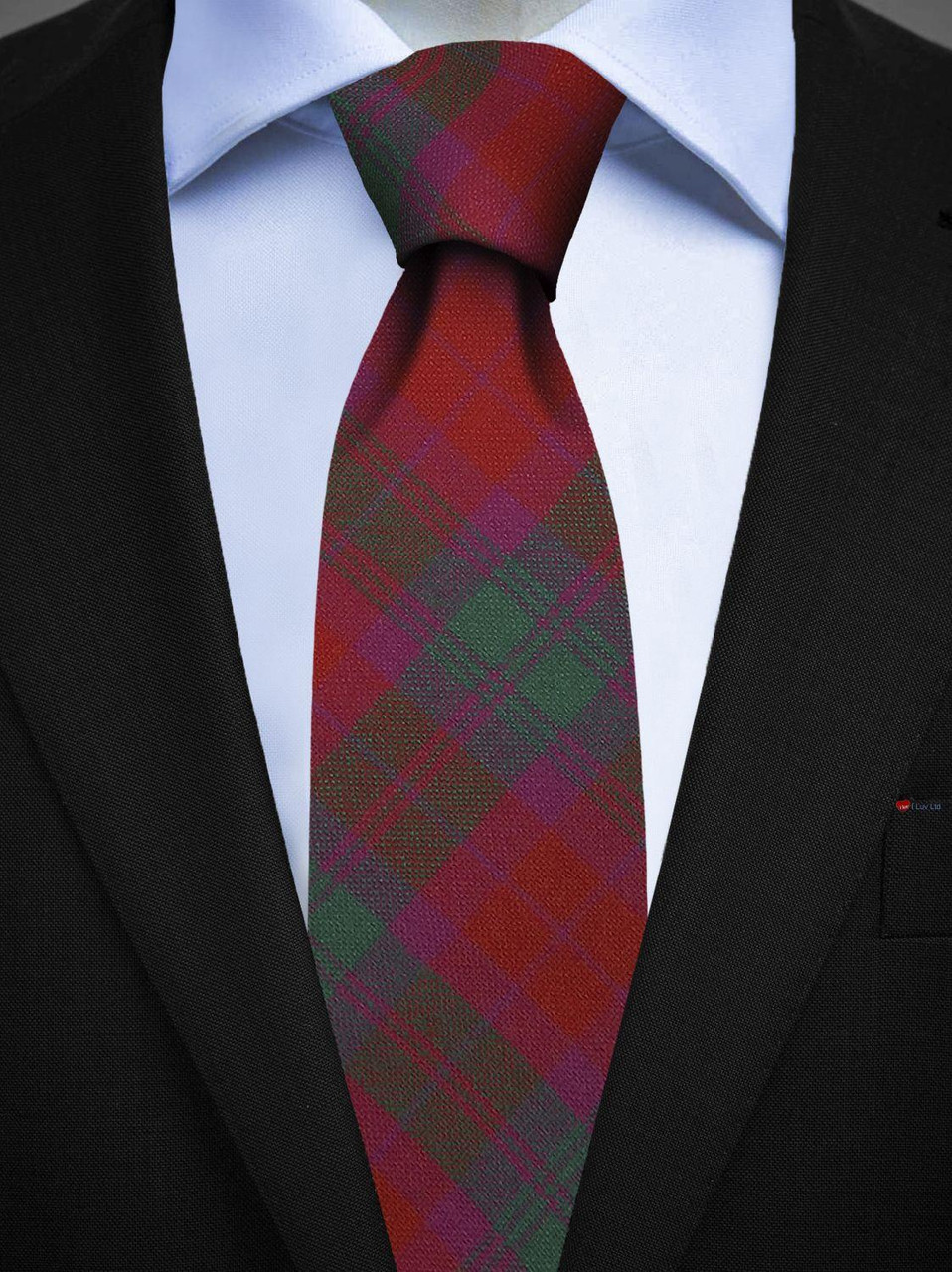 Mens All Wool Tie Woven Scotland - MacNab Ancient Tartan