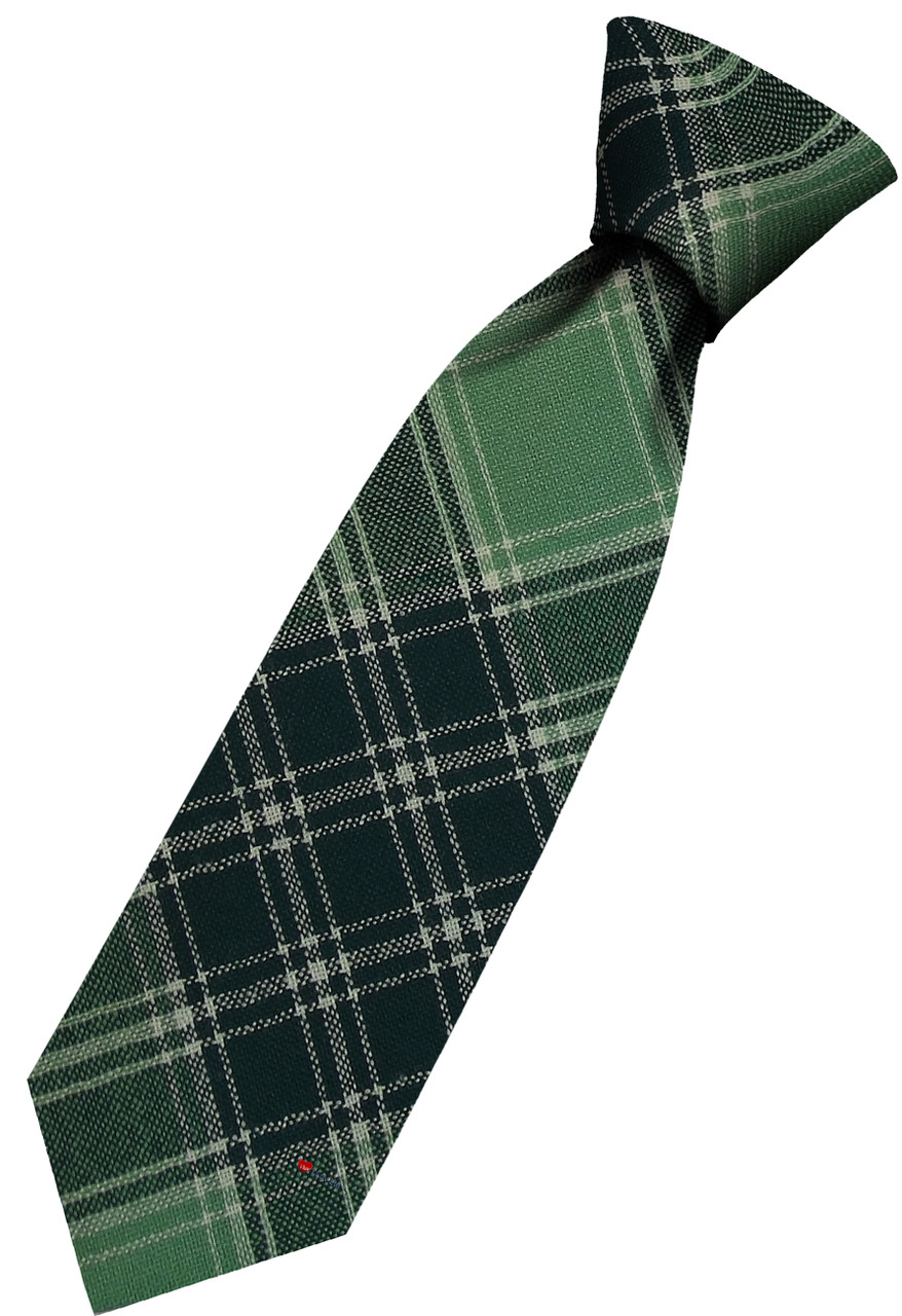 Mens All Wool Tie Woven Scotland - MacDonald Lord Of The Isles Hunting Ancient Tartan