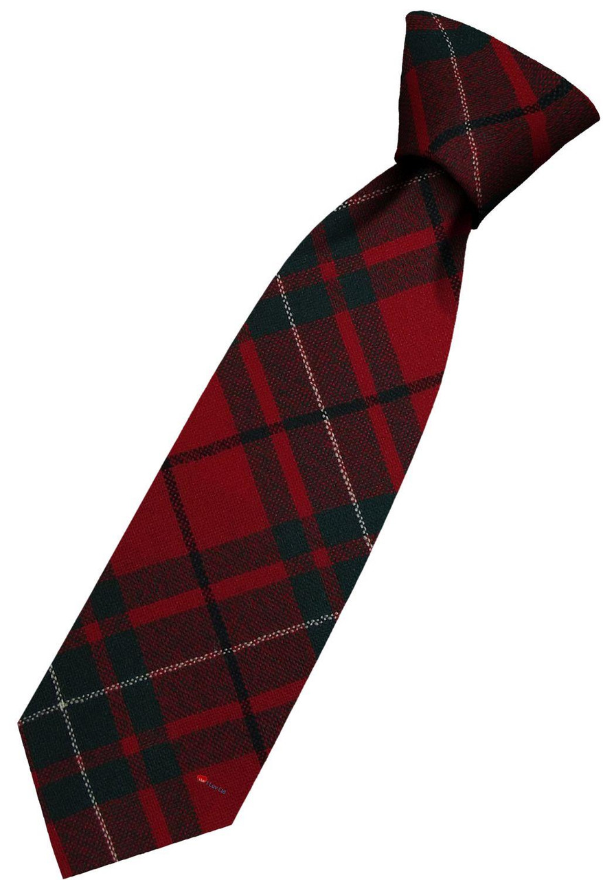 Mens All Wool Tie Woven Scotland - MacAuley Modern Tartan