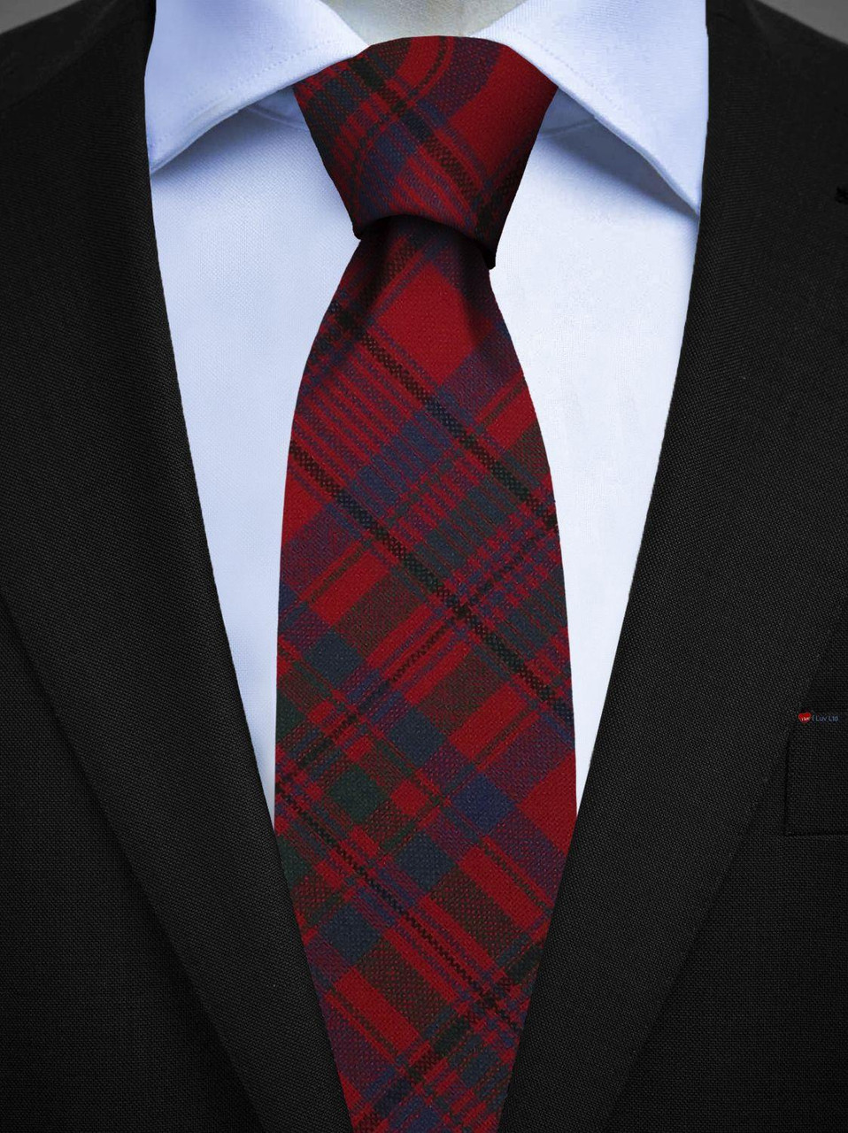 Mens All Wool Tie Woven Scotland - Murray of Tullibardine Modern Tartan