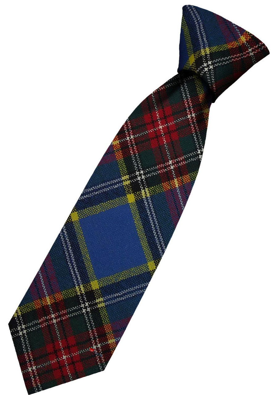 Mens All Wool Tie Woven Scotland - MacBeth Modern Tartan