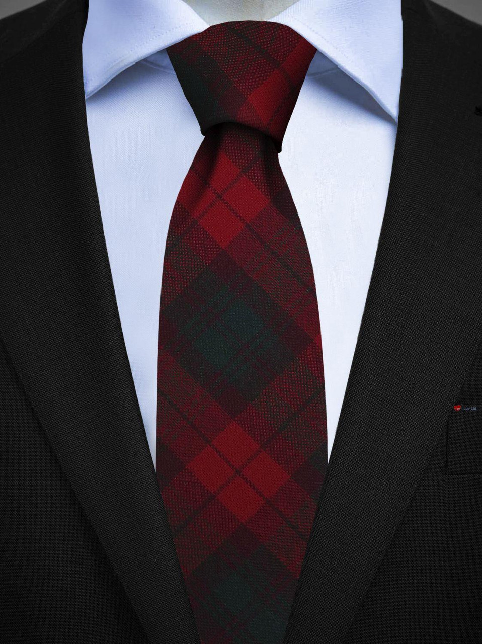 Mens All Wool Tie Woven Scotland - MacNab Modern Tartan