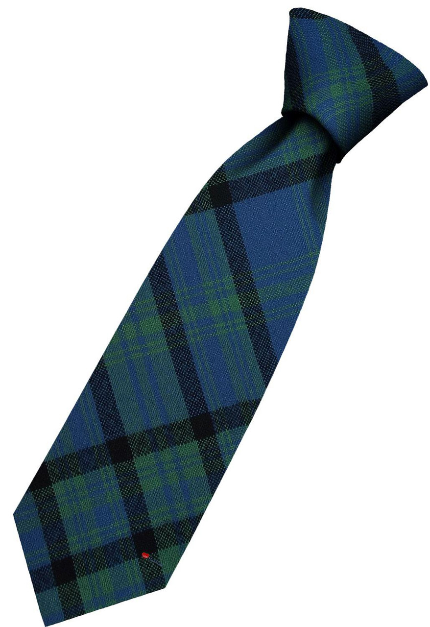 Mens All Wool Tie Woven Scotland - Matheson Hunting Ancient Tartan