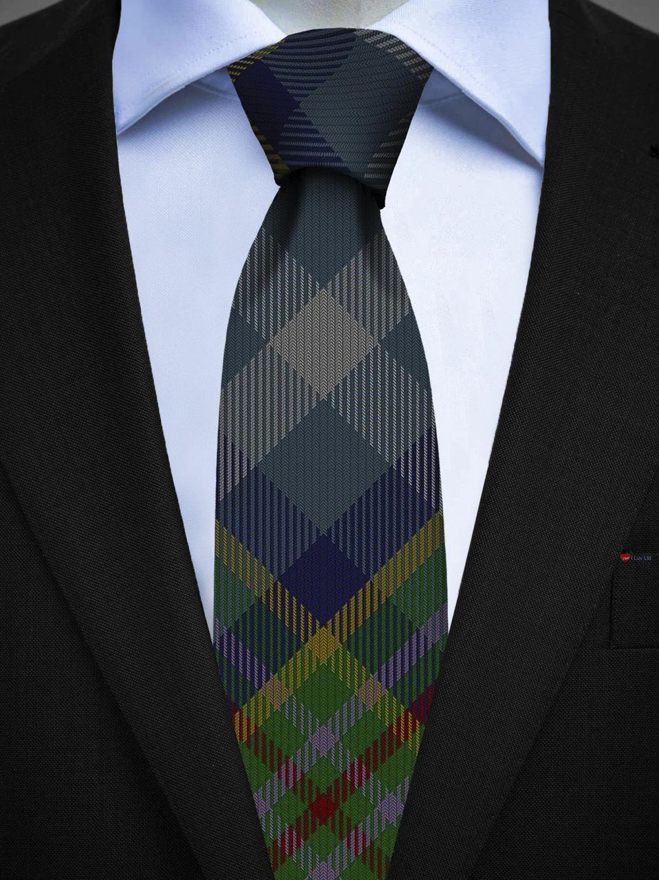 Mens All Wool Tie Woven Scotland - Queensland Dress Australian Tartan