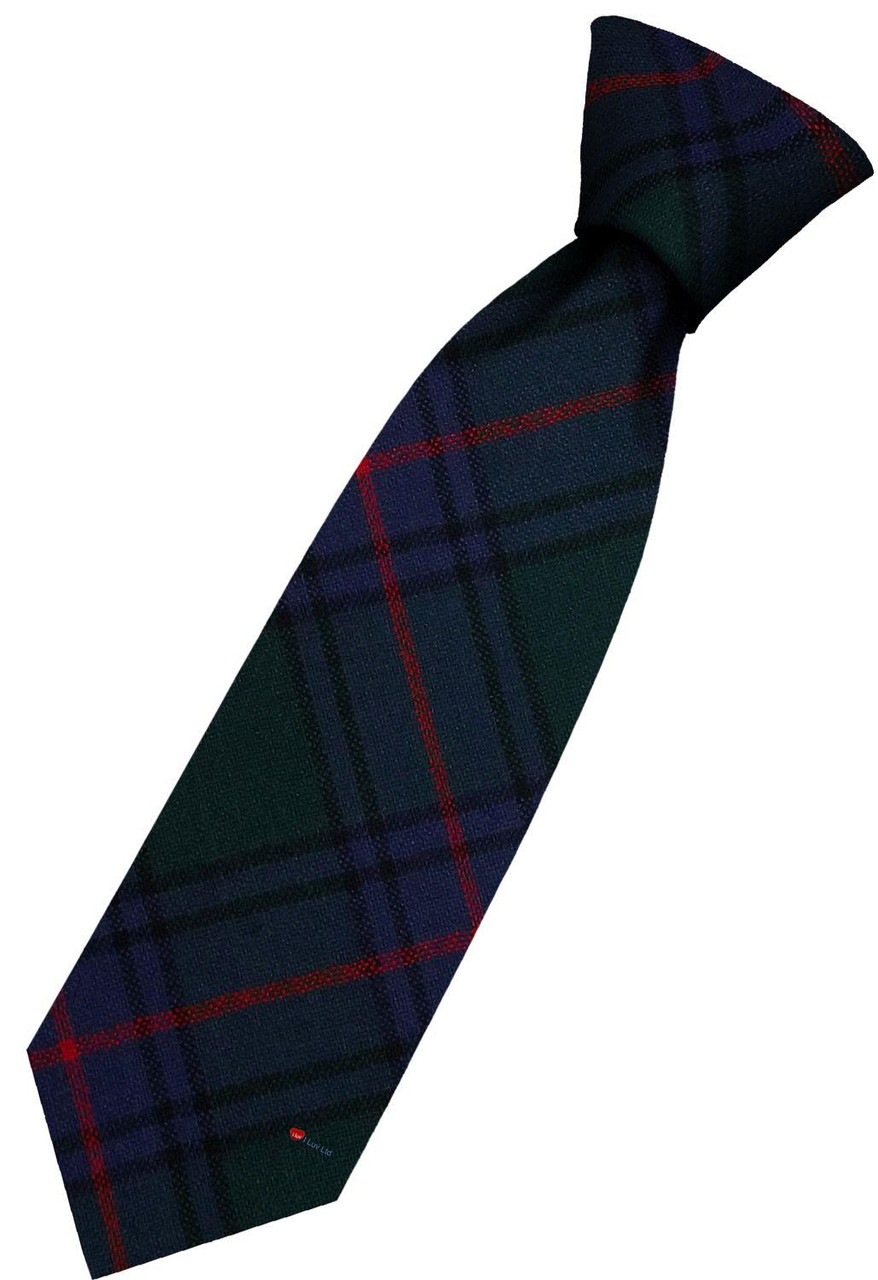 Mens All Wool Tie Woven Scotland - Shaw Modern Tartan