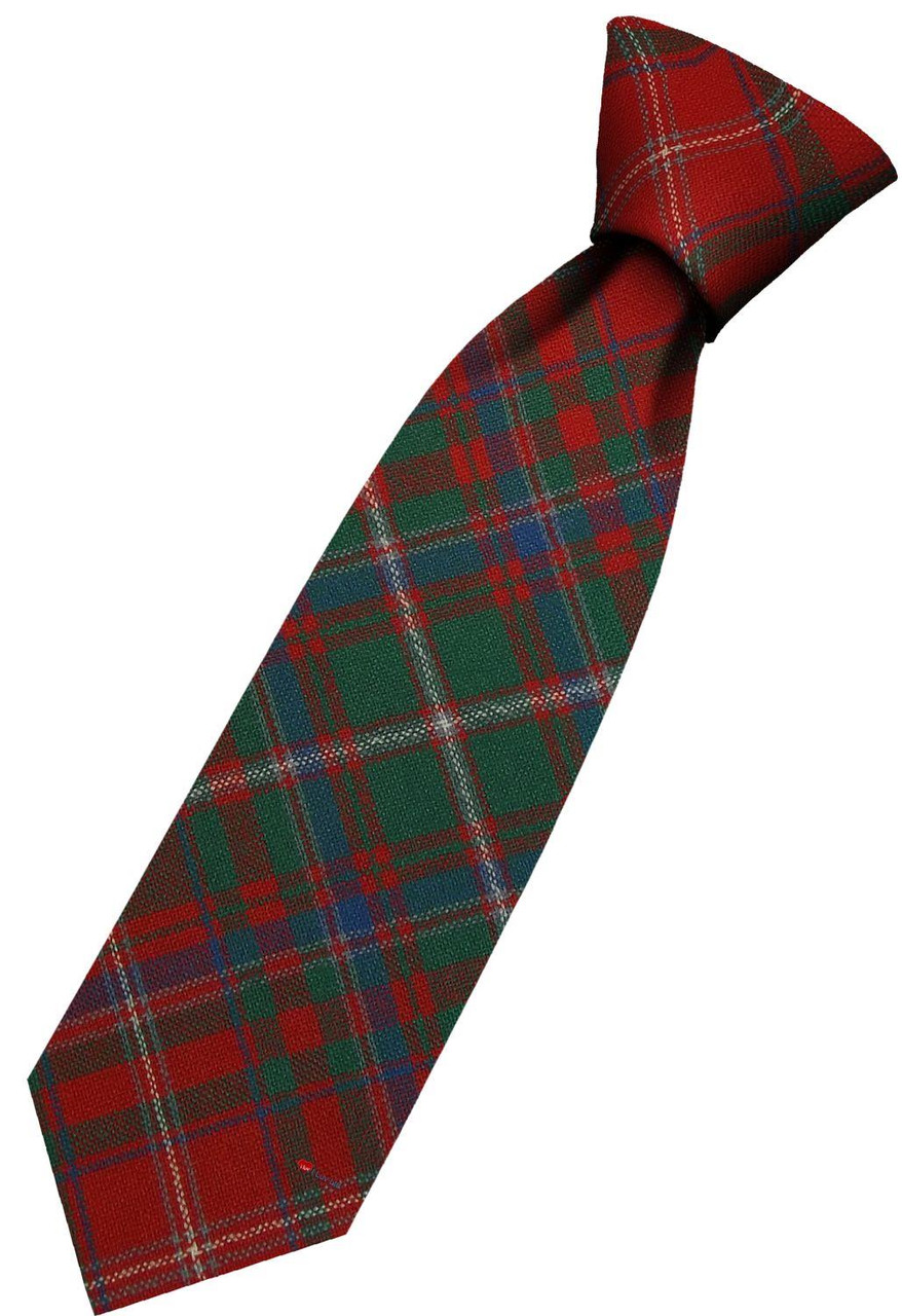Mens All Wool Tie Woven Scotland - MacDougall Ancient Tartan